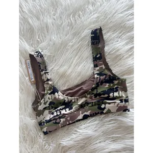 Skims Signature Swim Tank Logo Camo Size XS thumbnail 7