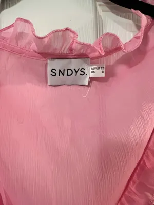 Revolve SNDYS Pink Sheer Top thumbnail 2