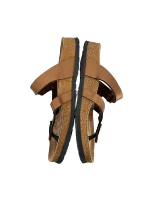 Papillio by Birkenstock Fussbett Strappy Comfort Sandals Bronze Size 38 US 7.5 thumbnail 5