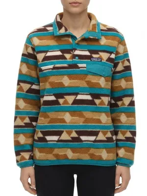 Patagonia Synchilla Snap-T Fleece Women S Guatemalan Tango Bear Brown 2014 thumbnail 1