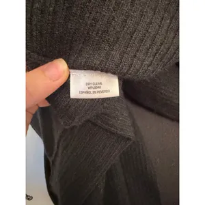 Charter Club Luxury 100% Cashmere Open Front Cardigan Sweater Black Ribbed thumbnail 6
