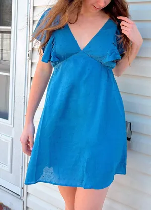 Amazon Blue Dress thumbnail 2