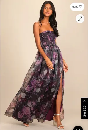 Lulus Dress Maxi Floral thumbnail 2