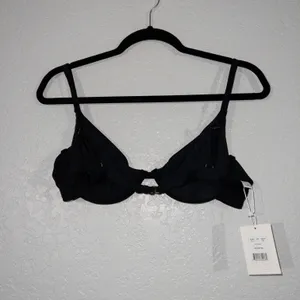 NWT Black The Sicily Swimsuit Top Size Large thumbnail 6