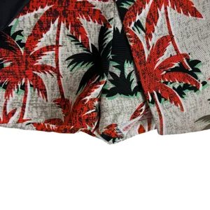 TopShop Tropical Print Palm Tree Mini‎ Skirt Skort Shorts Resort Wear Size 6 thumbnail 5