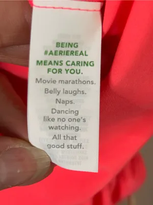 New Aerie Smoothez Neon Pink One-Piece Spaghetti Strap Bodysuit thumbnail 6