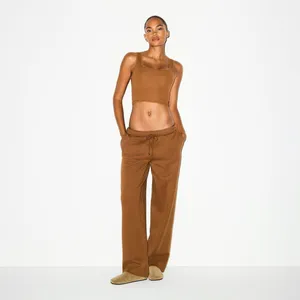 NWT Skims CLASSIC STRAIGHT LEG PANT Bison XXS thumbnail 3