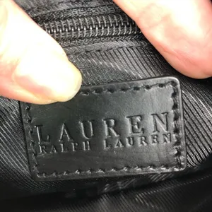 Ralph Lauren Monogram Houndstooth Canvas Mini Bag thumbnail 11