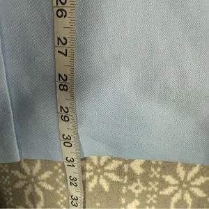 NWOT Ann Taylor‎ Oversized Peak Lapel Blazer Linen Twill Sky Blue 14 Clean Girl thumbnail 13