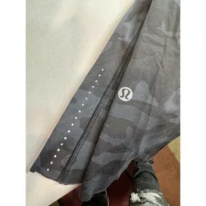 Lululemon Fast Free HR Tight 25" NULUX Size 6 Heritage 365 Camo‎ Coal H3DC 75292 thumbnail 4