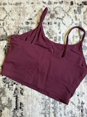 Maroon Brami Crop Tank Top Purple Size M thumbnail 2