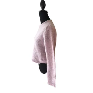 A.L.C. Alpaca Blend Sweater Small Petite Lavender Purple Cropped thumbnail 5