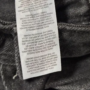 Nasty Gal Organic Cotton Black Patchwork Straight Jeans with Raw Edge thumbnail 5