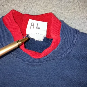 Vintage Cardinal‎ Sweatshirt Women XL 90s Embroidered Mock Neck Grandma Grunge thumbnail 10