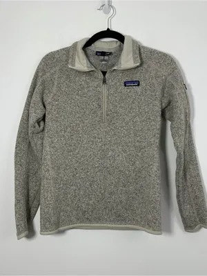 Patagonia Better Sweater 1/4 Zip Pullover Women’s Small Gray Fleece Jacket thumbnail 2