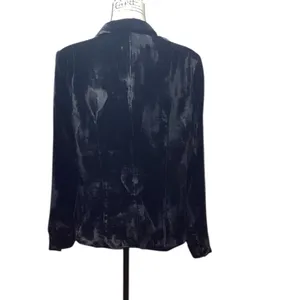 Cavender’s Rockin C Black velvet Women's Single Breasted blazer. Size XL thumbnail 6