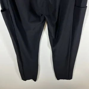 Athleta Stella‎ Shale Black Ankle Zip Stretch Trouser Pants Women's Size 12 thumbnail 9