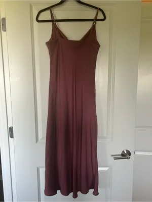 Altar'd State Slip Midi Dress with Cowl Neck thumbnail 3