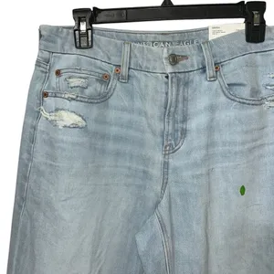 American Eagle Outfitters Stretchy Curvy Light-wash Jeans(Size 8 Short) thumbnail 4