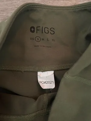 Figs Olive Green High-Rise Performance Leggings thumbnail 3