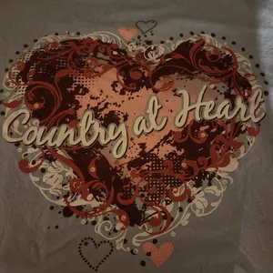 Lifestyle Legends T-Shirt "Country at Heart" Baby Blue X-Large thumbnail 3