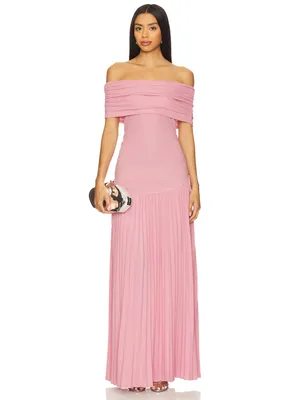 LIONESS x REVOLVE Field Of Dreams Maxi in Cameo Blush thumbnail 2
