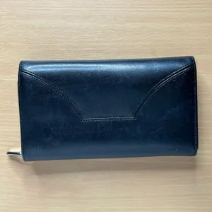 Cole‎ Haan Women's Black Leather Envelop Wallet thumbnail 2