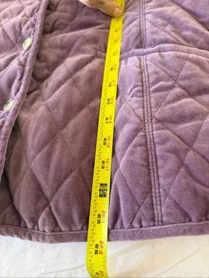 Coach Purple velvet coach jacket Size L thumbnail 4
