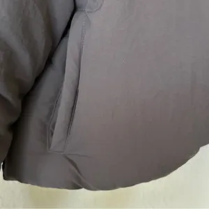MY MUM MADE IT Bubble Open Puffer cropped gray Jacket Size S-M thumbnail 11