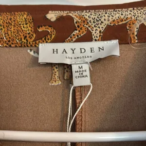 NWT Hayden Leopard Blouse thumbnail 2