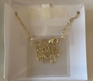 NWT 14KT Flash Gold Plated 'K' Initial Necklace with Cubic Zirconia thumbnail 4