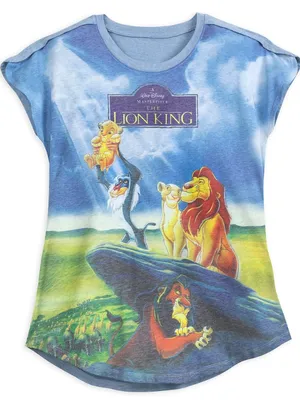Disney The Lion King VHS Cover T-Shirt for Women size 3X thumbnail 1