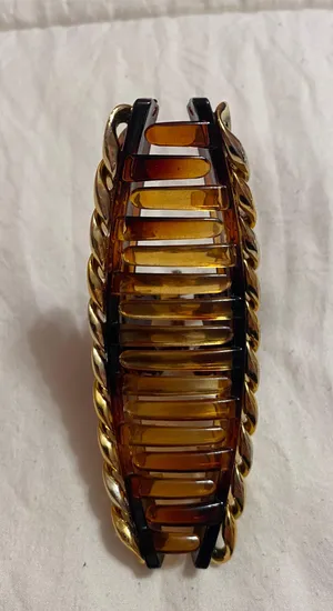 Brown And Gold Hair Clip thumbnail 3