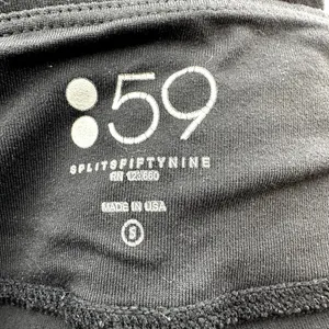 Splits59 Leggings Athletic Logo Pull On Stretch Skinny Fit Black Small thumbnail 3
