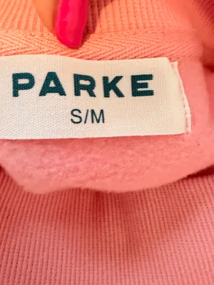 Parke Blush + Lavender Valentines Varsity Mockneck Sweater limited edition S/m thumbnail 13