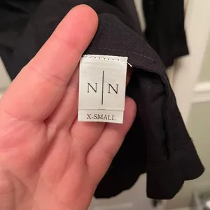 Neu Nomads Women's Casual Black Satin Feel Three Pocket Relaxed Blazer‎ Size XS thumbnail 5