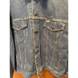 Levi Strauss‎ Signature Mens Denim Jacket Trucker Style Blue Cotton Size 2XL thumbnail 4