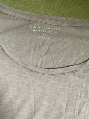 Lucky Brand Top Women’s Boho XS Semi-Sheer Pink thumbnail 3