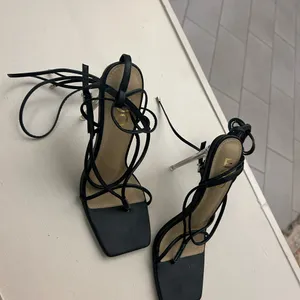 EGO Black Strappy Women's Heels size 5 thumbnail 7