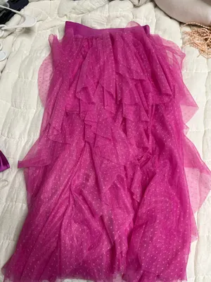 Sincerely Jules Pink tulle ruffle skirt thumbnail 1