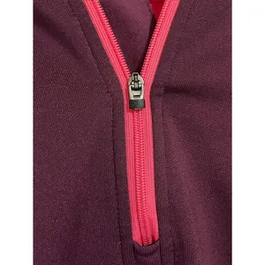 Brooks Pink Purple Half Zip Reflective Running Pullover Sweater Women’s Medium thumbnail 7