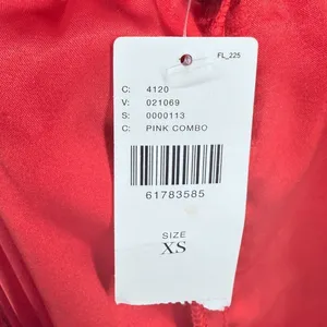 NWT Anthropologie Eva Franco‎ Strawberry Print Tiered Tulle Midi Skirt Size XS thumbnail 4