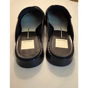 NWOB Dolce Vita Havan Loafer Mule in In Midnight Crinkle Patent Women's sz. 7.5 thumbnail 6