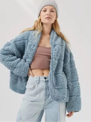 Urban Outfitters Teddy jacket thumbnail 1