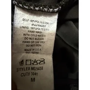 Misty Rose Black Velvet Strapless Maxi Dress M‎ Side Slit Bodycon Gothic Vampire thumbnail 12