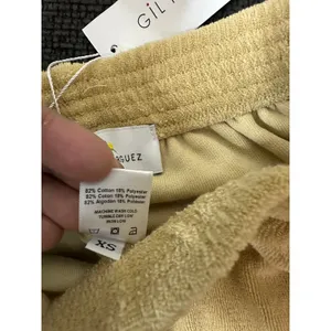 Gil Rodriguez Terry Port Shorts Banana Cream size XS NWT thumbnail 5