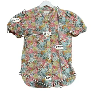 J.crew x Liberty classic fit patchwork floral puff sleeve blouse 2 thumbnail 8