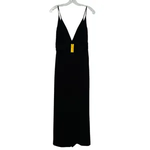 Alexia‎ Admor Eline Wide Leg Jumpsuit Women's S Black Evening Minimalist Formal thumbnail 4