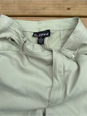 Ellen Tracy Company Women’s Size 4 Sage Green Stretch Straight Leg Pants thumbnail 2