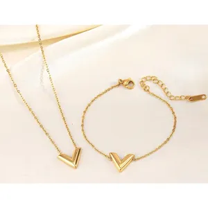 Dainty Yellow Gold Filled V-Shape‎ Bracelet, 7-9” thumbnail 14